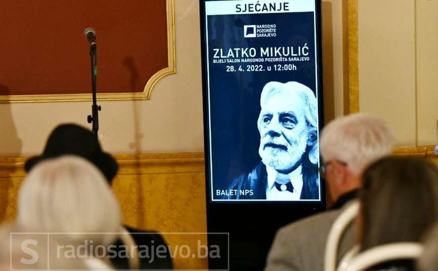 Komemoracija Zlatku Mikuliću održana u Narodnom pozorištu Sarajevo